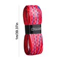 thumbnail image 1 of Tennis Racket Grip Tape 1m Racket Handle Sweat Absorbing Belt PU Anti-Skid Sweatband Tape For Dumbbells Fishing Pole Badminton camouflage red, 1 of 6