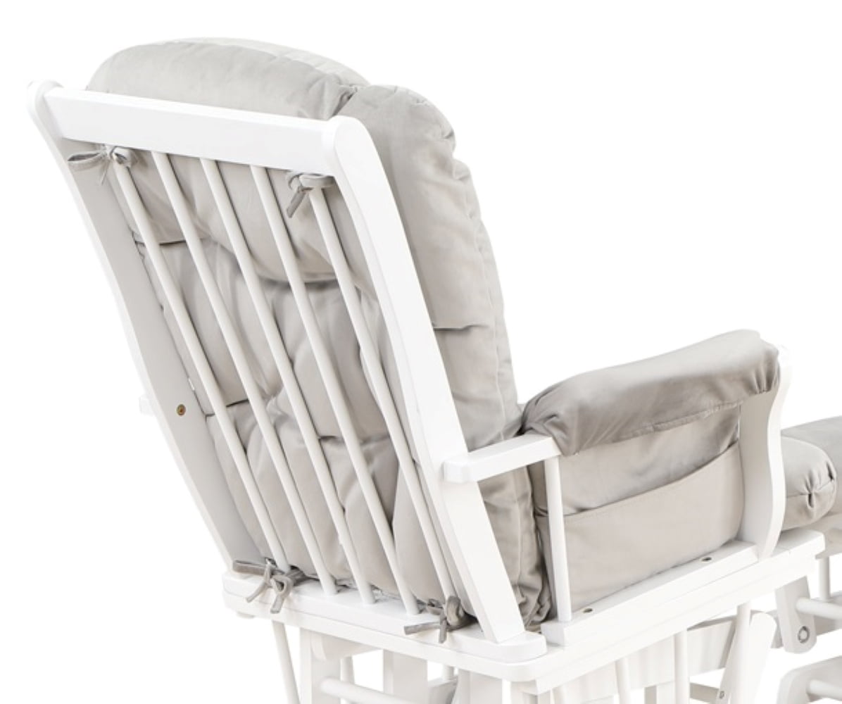 AFG Baby Furniture Alice Glider Chair Replacement Cushions Set, Gray
