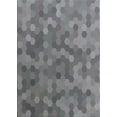thumbnail image 1 of Ahgly Company Machine Washable Indoor Rectangle Transitional Dark Goldray Area Rugs, 6' x 9', 1 of 7