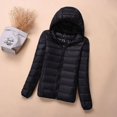thumbnail image 1 of Chaqueta de plumón corta para mujer, Parkas con cuello alto, Abrigo acolchado de algodón cálido, Tops de talla grande, otoño e invierno, nuevo, 1 of 1