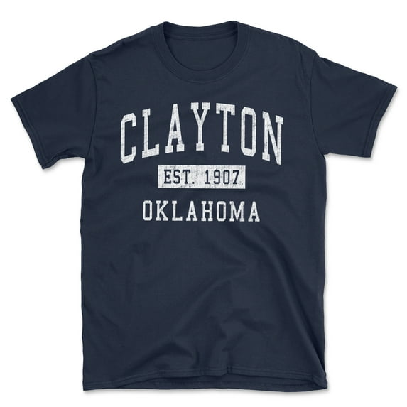 Clayton Oklahoma Classic Established Men's Cotton T-Shirt