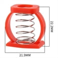thumbnail image 3 of C Hebilla Resortes Clip de Bisagra de Bicicleta Abrazadera de Bisagra de Límite de Bicicleta Compatible con Accesorios de Bicicleta Plegable Rojo, 3 of 5