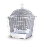 Jumbo Scrollwork Cage - White