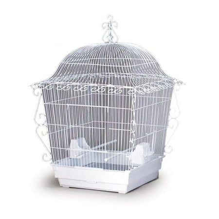 Jumbo Scrollwork Cage - White