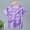 Purple, variant on Xiaowennn Toddler Kids Baby Boys Girls Striped Short Sleeve Crewneck T Shirts Tops Tee Clothes For Children Clothes Girls 6t