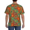 thumbnail image 3 of Bixox Men's Abstract Pattern Printed Short Sleeve Skinny Athletic T-Shirt, 3 of 6