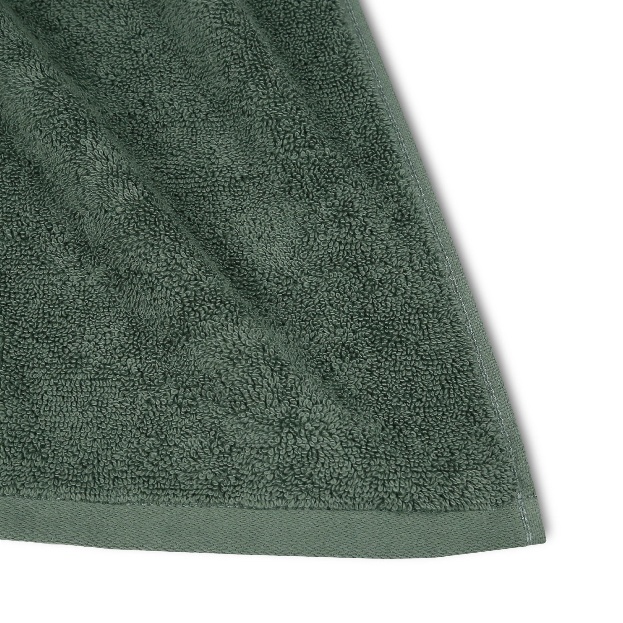 Better Homes & Gardens PowerLoft 6 Piece Bath Towel Set, Green Ash