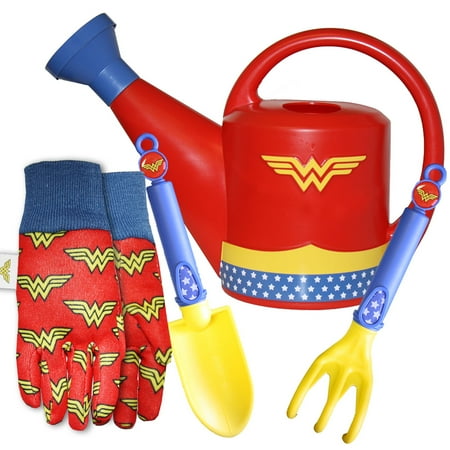 MidWest Gloves & Gear Wonder Woman Toy Gardening Tool Set