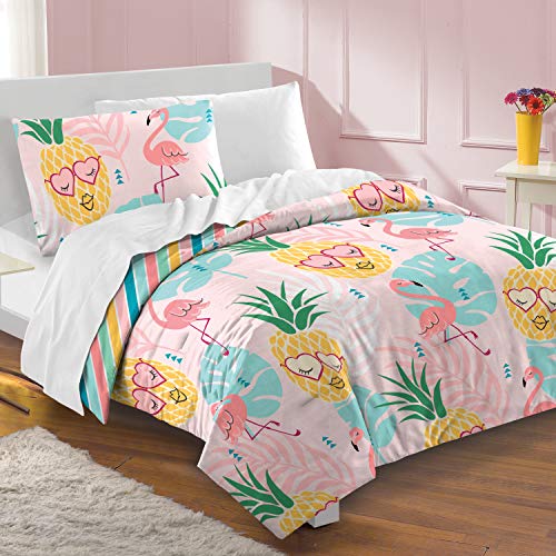 dream FACTORY Pineapple Twin Comforter Set, Pink Walmart Canada