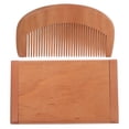 thumbnail image 3 of KAKOWELY mirror with wood frame Vintage Foldable Mirror Wood Frame Mirror Pocket Wood Mirror for Purse Small Compact Makeup Mirror for Travel Handheld Mirror with Comb, 3 of 4