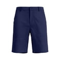 thumbnail image 5 of Cotton Linen Shorts for Men Summer Casual Lightweight Wide Straight Leg Relaxed Fit Beach Shorts with Pockets, 5 of 6
