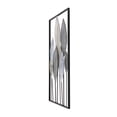 thumbnail image 6 of DecMode Bronze Metal Tall Cut-Out Leaf Wall Decor with Intricate Laser Cut Designs, 6 of 9