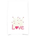 thumbnail image 2 of Simply Daisy 18" x 30" Valentine Print Hand Towel, 2 of 2