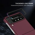 thumbnail image 5 of Mantto for Samsung Galaxy Z Flip 3 5G, Folding Bracket Kickstand Military Grade Drop Protection,Skin-Friendly PC Back, Anti-Scratch Anti-Fingerprint case For Samsung Galaxy Z Flip 3 5G, Winered, 5 of 9