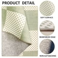 thumbnail image 5 of Kzaei Checkered Sage Green 5'x7' Area Rug for Living Room, Geometric Diamond Dot Modern Soft Low-Pile Girls Rug Entryway Non-Slip TPE Backing, 5 of 6