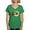 Irish Green, variant on CafePress - Happy Yule T Shirt - Women's V-Neck Dark T-Shirt