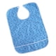 thumbnail image 3 of Pacientes Impermeables de Discapacidad Que Comen de Del Babero Del de - AZUL, 65 cm 双层 - 蓝 花朵 Macarena Babero protector para ropa, 3 of 8