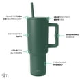 thumbnail image 5 of Simple Modern 40 fl oz Insulated Stainless Steel Trek Tumbler with Straw Lid | Glamping Forest, 5 of 8