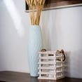 thumbnail image 5 of Stonebriar Indoor 8" Coastal Wood Candle Holder with Removable Glass Cylinder, Off-White, 5 of 6