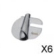 thumbnail image 1 of 6x Pie para Dobladillo Enrollado para Coser, Prensatelas para Dobladillo Enrollado, Hogar, Máquina de Coser, Repuestos de Metal, Prensatelas para Máqu 6 piezas, 1 of 10