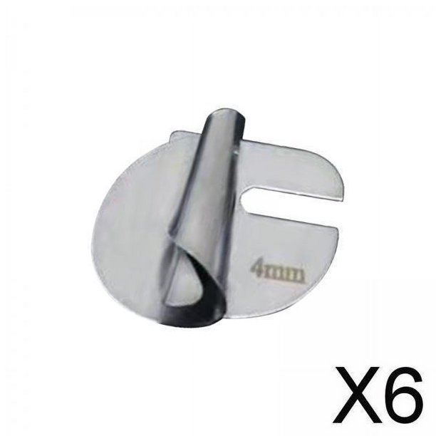 6x Pie para Dobladillo Enrollado para Coser, Prensatelas para Dobladillo Enrollado, Hogar, Máquina de Coser, Repuestos de Metal, Prensatelas para Máqu 6 piezas