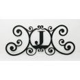 thumbnail image 2 of Village Wrought Iron HP-OD-J House Plaque Letter J, 2 of 2