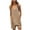 Khaki##1, variant on jsaierl Jumpsuits for Women, Women's Scoop Solid Neck Sleeveless Casual Short Jumpsuit Rompers With Pockets