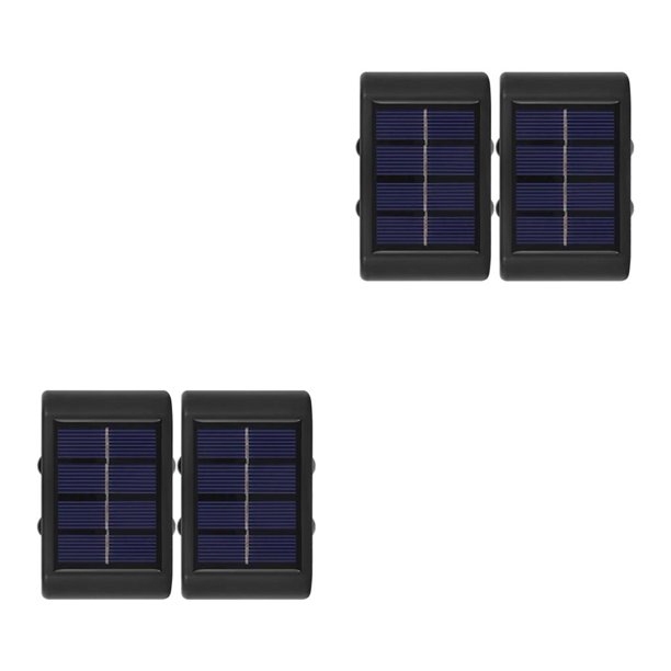 Cateissary 2 piezas de luz de pared con energía Solar, decorativa, impermeable, a prueba de lluvia, con , lámpara de jardín recargable con luz Type2 NO2