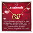 thumbnail image 2 of To My Fiancee We Belong Together Always Have Inseparable Necklace, 2 of 20