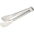 thumbnail image 1 of Pinzas de cocina, pinzas para barbacoa de acero inoxidable, pinzas para cocinar, pinzas para cocinar de acero inoxidable y mango con revestimiento de plástico, 1 of 5