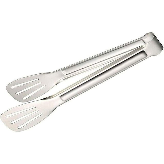 Pinzas de cocina, pinzas para barbacoa de acero inoxidable, pinzas para cocinar, pinzas para cocinar de acero inoxidable y mango con revestimiento de plástico