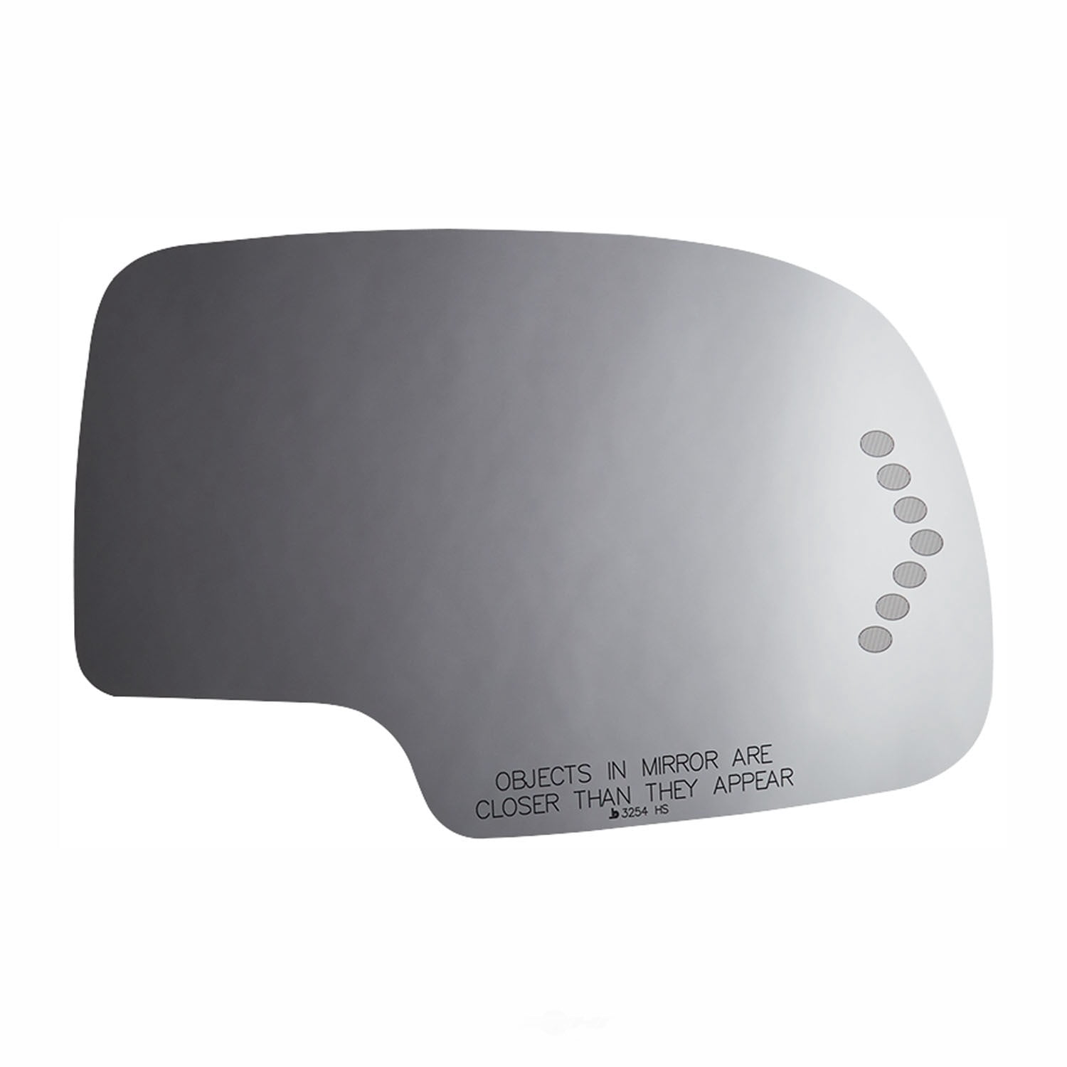 Burco Side View Mirror Replacement Glass - Clear Glass - 3254HS