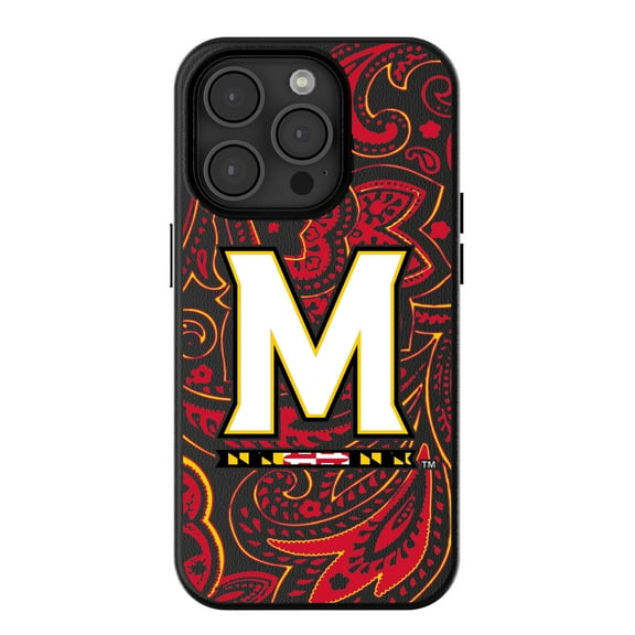 Keyscaper Maryland Terrapins Paisley iPhone Magnetic Bump Case