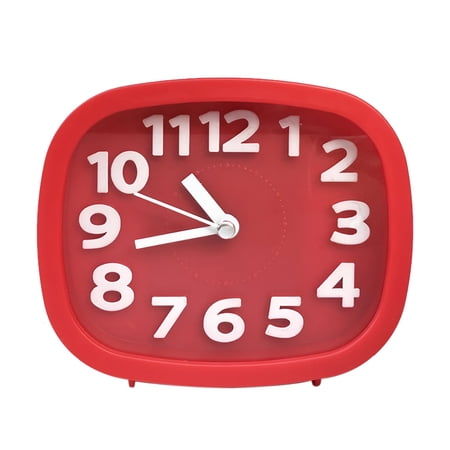 DESIGNICE Small Battery Operated Alarm Clock, 4 . 5 "es Bedside Analog Non Ticking Silent Small Desk Clock DESIGNICE Small Battery Operated Alarm Clock, 4 . 5 es Bedside Analog Non Ticking Silent Small Desk