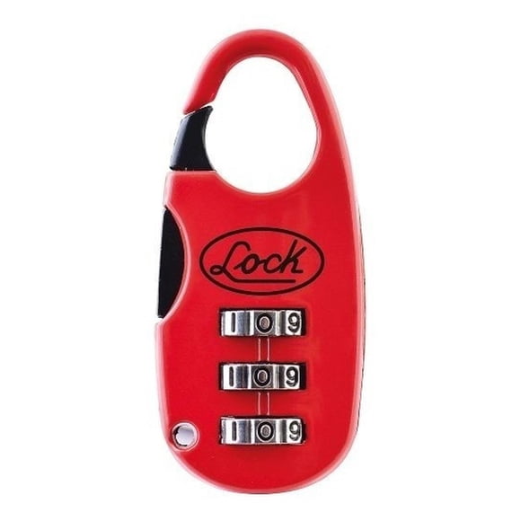 Candado Combinación Digital Maletero 20mm Rojo L21m20pt Lock Lock L21M20PT