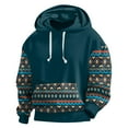 thumbnail image 1 of Head Cover for Men, Men's Long Sleeve, Man Head Cover Splicing Together Retro Style Printing Motion Long Sleeves, 1 of 3