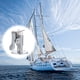 thumbnail image 2 of EeaseMX Tope de puerta magnético de acero inoxidable resistente al viento para barco y yate (plateado), 2 of 7