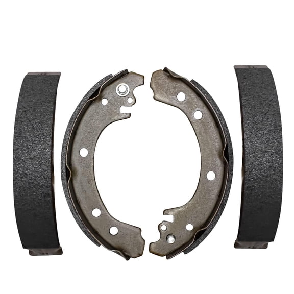 Detroit Axle - Rear Brake Shoes for 2003-2008 Toyota Corolla, 2004 2005 2006 2007 Brake Shoes Set Replacement