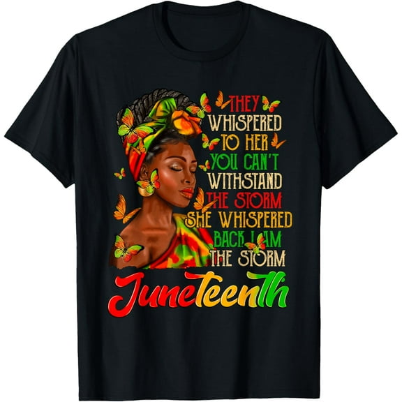 Juneteenth_Shirt Outdoor Tops Sports T-shirt Casual Graphics Tops Gift Tee Medium Man Women