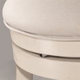 thumbnail image 3 of Hillsdale Clarion 41.25" Wood Contemporary Counter Stool in White, 3 of 3