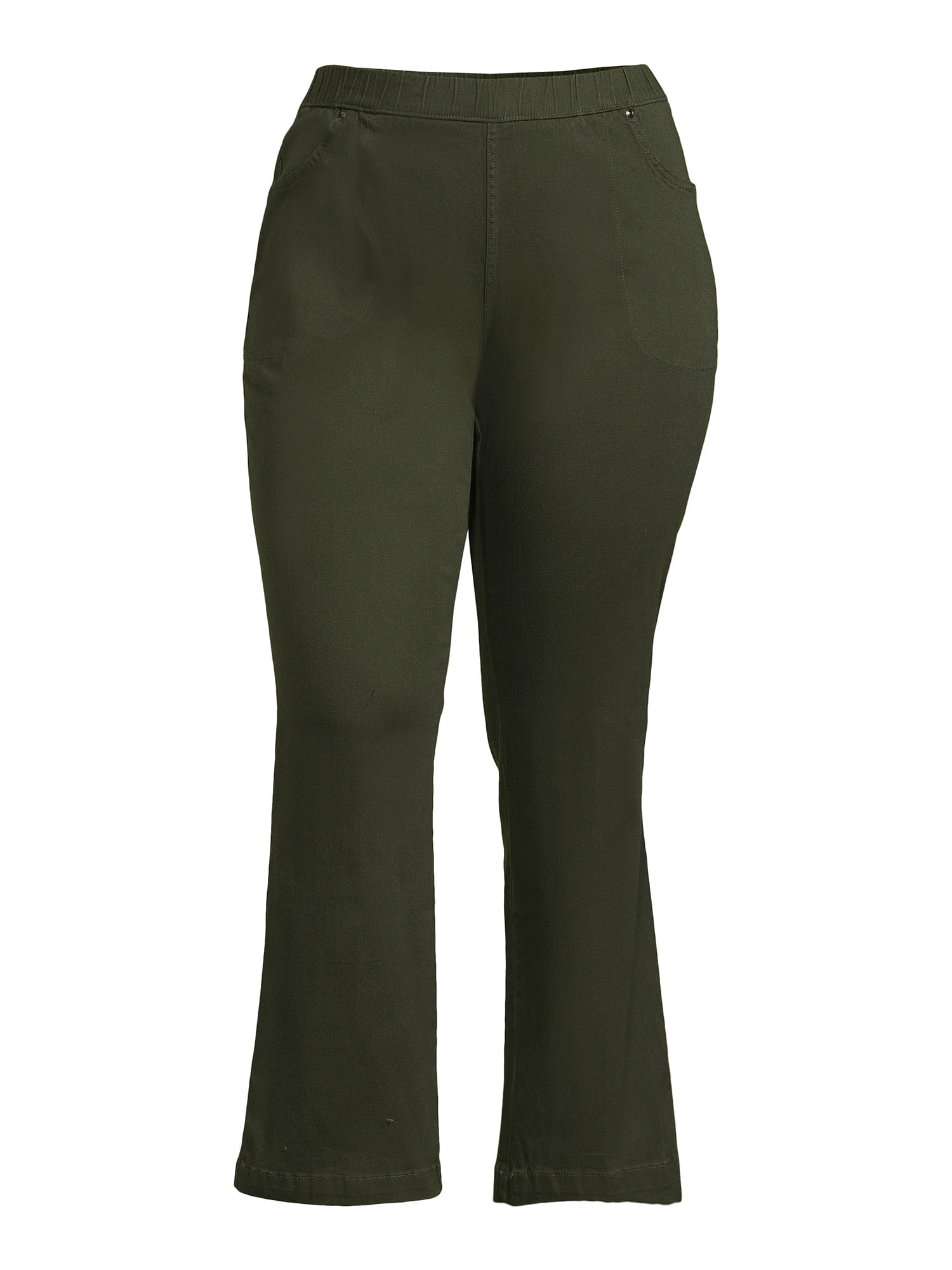 JMS Just My Size by Hanes Women's Plus Size 4 Pocket Bootcut Jeans, Single and 2-Pack