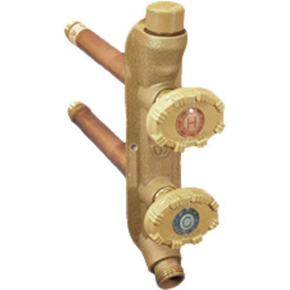 Woodford V22CP-8-MH Vertical Freezeless Hot & Cold Wall Faucet