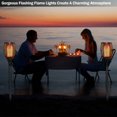 thumbnail image 3 of Costway 4pcs Solar Torch Lights Waterproof Flickering Dancing Flame Landscape Decoration, 3 of 10