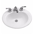thumbnail image 3 of TOTO LT401#01 - 20-3/8" X 17-3/4" Self-Rimming Lavatory, Single Faucet Hole-Cotton White, 3 of 3