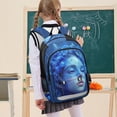 thumbnail image 7 of Backpack 12.9 *5.1 * 17.7 Inches Outing Backpack, Shopping Backpack, Travel Backpack Blue Beauty, 7 of 7