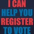 thumbnail image 3 of CafePress - I CAN HELP YOU REGISTER TO VOTE VOLUNTEER VOTER T - Women's Traditional Fit Dark T-Shirt, 3 of 4
