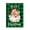 Green, variant on Sm:)e Buffalo Check Plaid Santa Claus Christmas Garden Flag 12 x 18 Inch, Vertical Double Sided