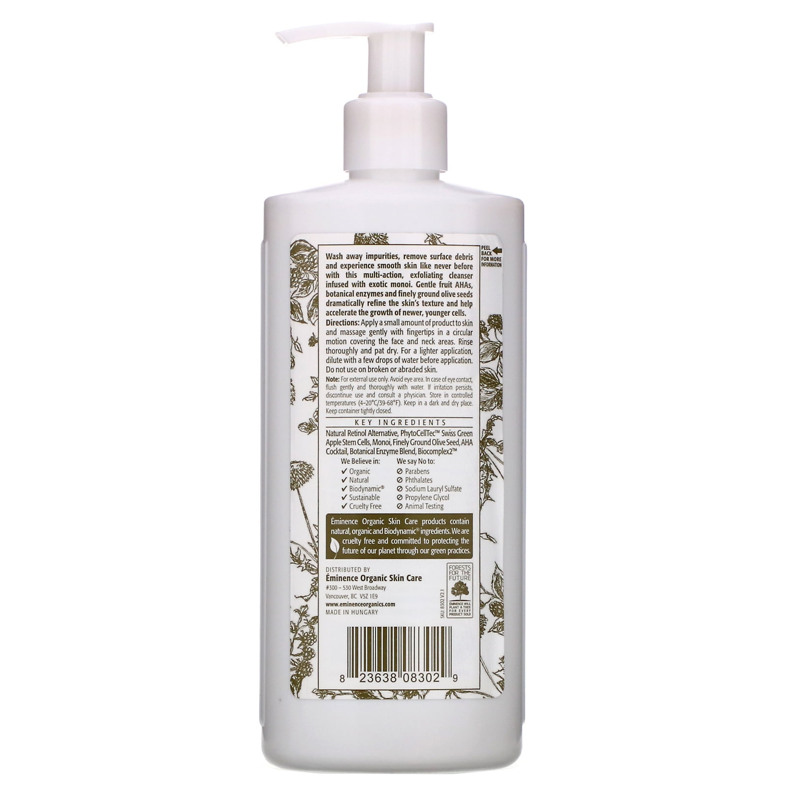 eminence monoi age corrective exfoliating cleanser