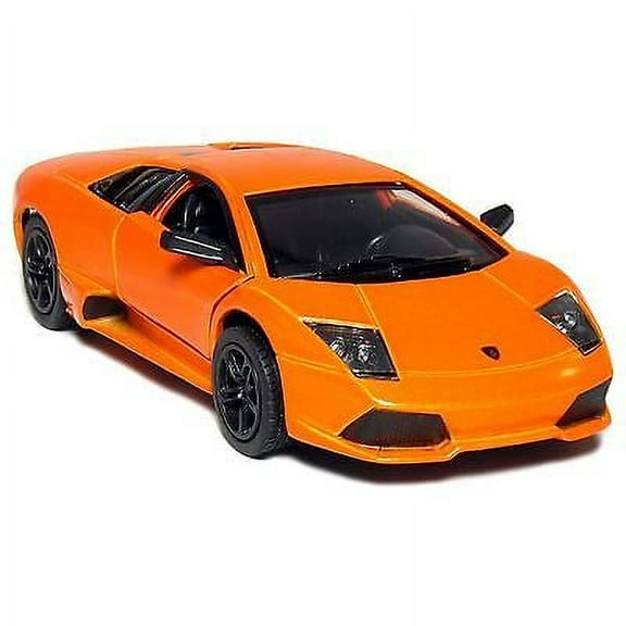 Kinsmart Lamborghini Murcielago LP640 Diecast Model Toy Car, 5 inches, Orange