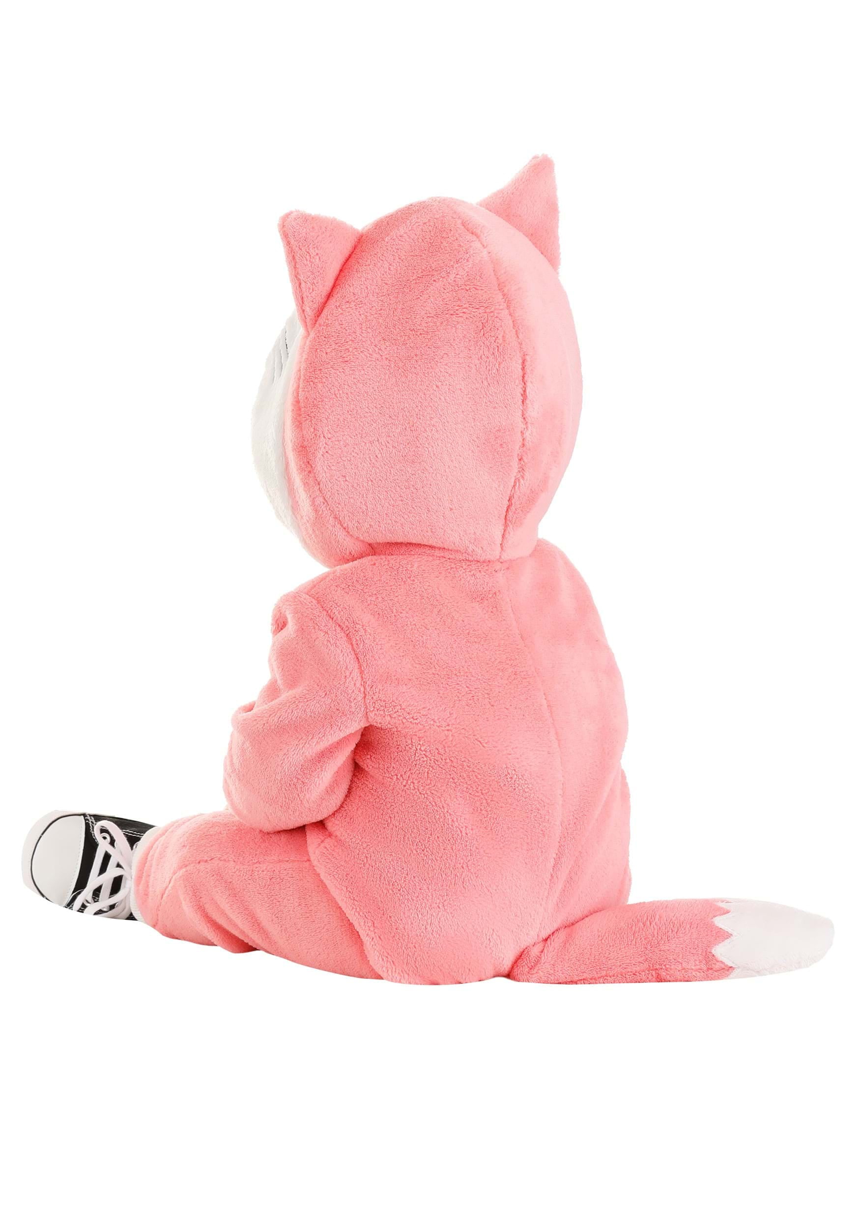 Baby's Pink Fox Onesie Costume